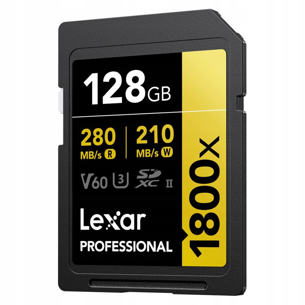 Memory card Lexar SDXC 128GB 1800x UHS-II V60 Manufacturer code LSD1800128G-BNNNG