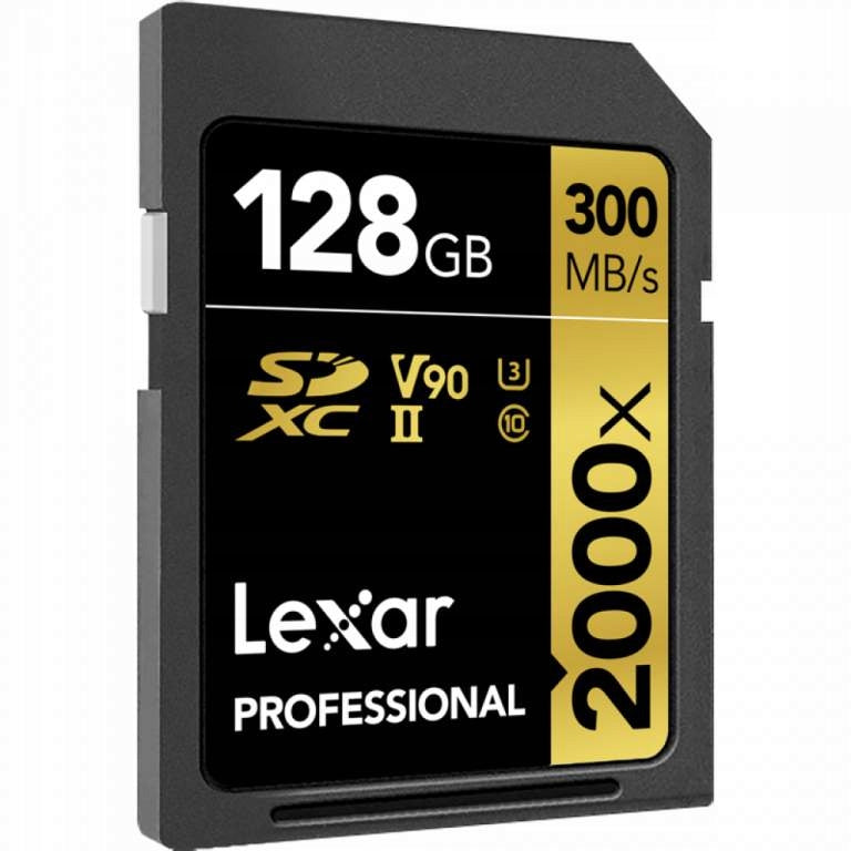 Memory card Lexar SDXC 128GB 2000x Professional UHS-II V90 Manufacturer code LSD2000128G-BNNNG