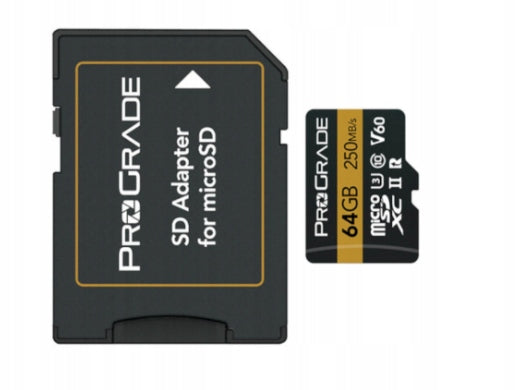 Memory card SD-XC V60 64GB 250MB/s gold 1 piece Manufacturer no brand