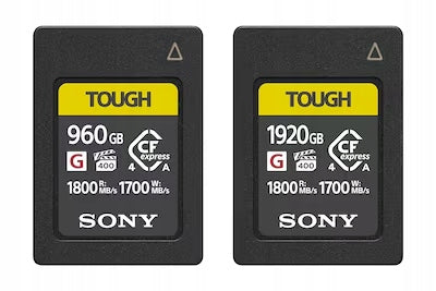 Memory card SONY CFexpress type A CEA-G960T 960GB VPG400 1800MB/s Packaging status original