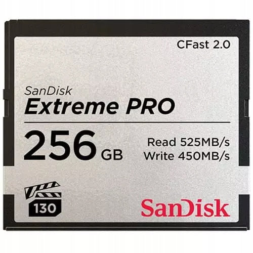 Memory card SanDisk CFast 2.0 256GB Extreme PRO VPG 130 525/450 MB/s