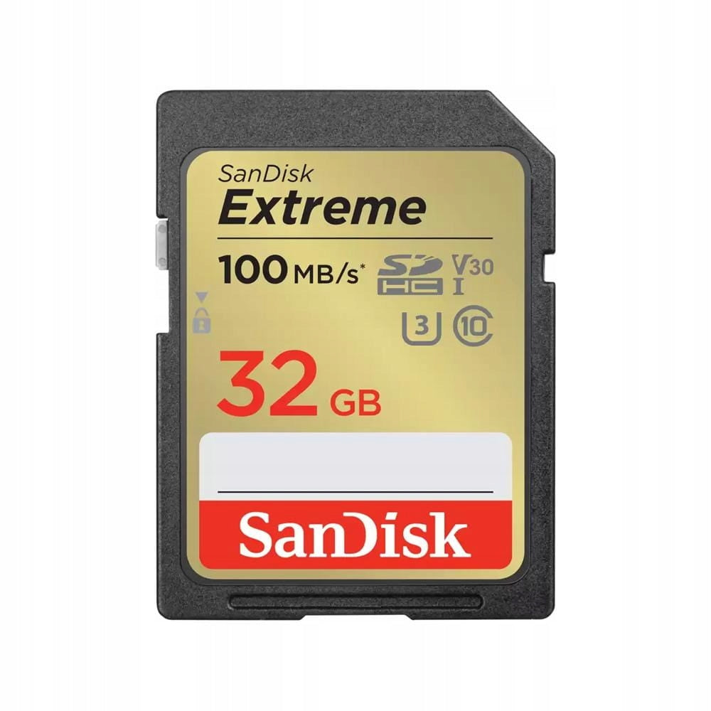 Memory card Sandisk SDHC Extreme 32GB 100 MB/s U3 V30 UHS-I 4K