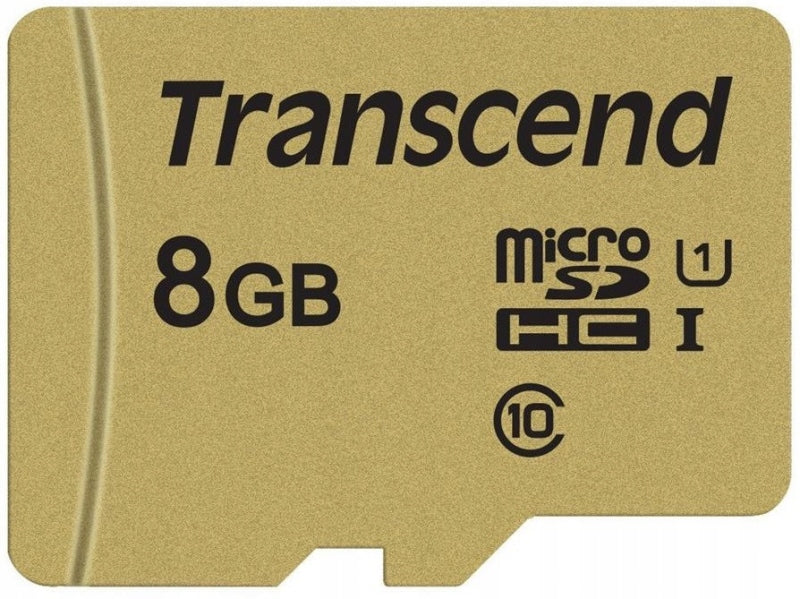 Memory card TRANSCEND 8 GB Adapter