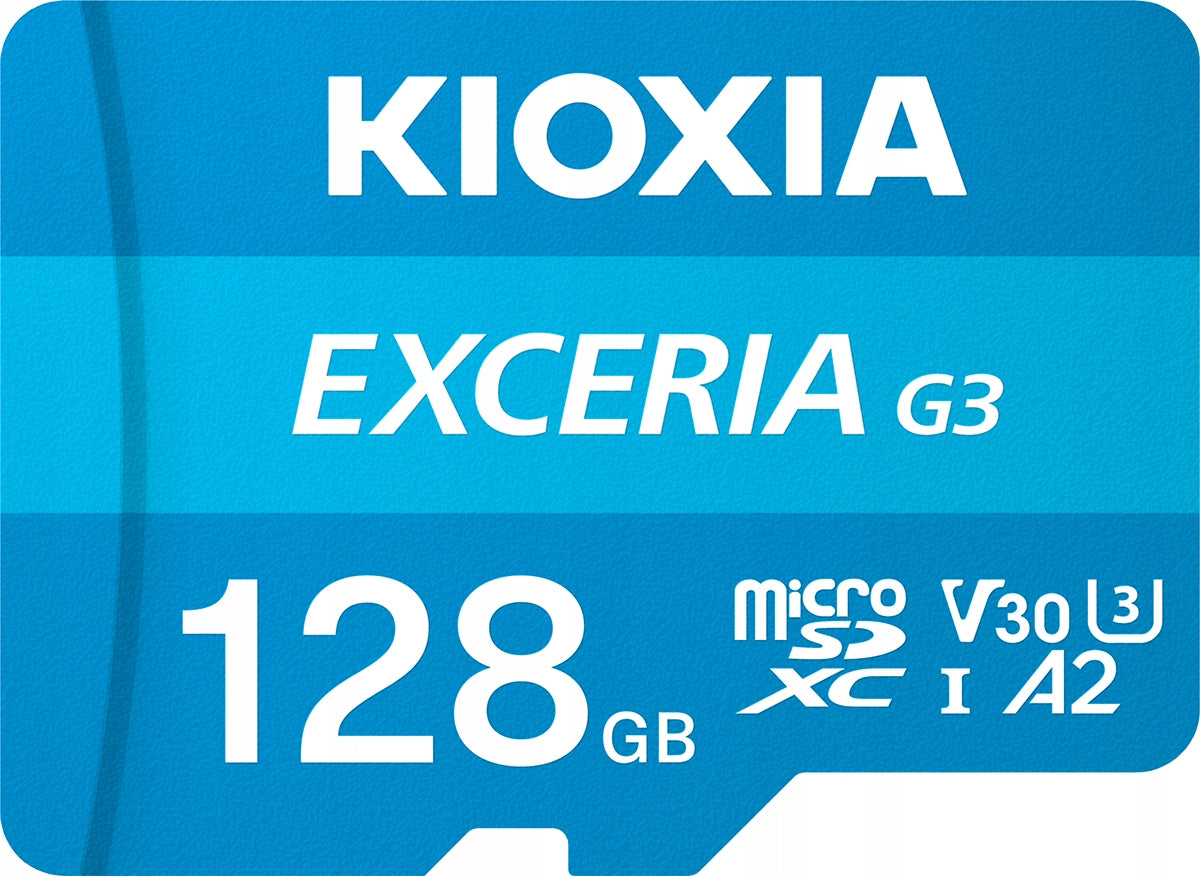 Memory card microSD KIOXIA EXCERIA G3 128GB UHS-I U3