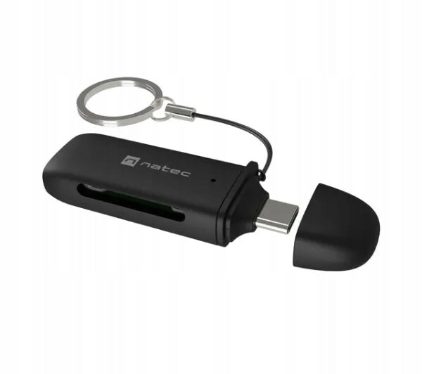 Memory card reader Natec Scarab C NCZ-2365 USB Type-C SD/microSD Black
