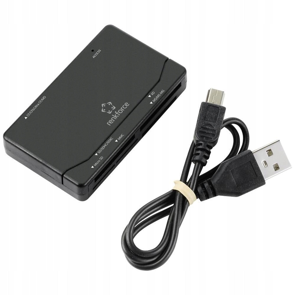 Memory card reader, external Renkforce RF-PCR-150 RF-5152720 USB 2.0 Kind universal