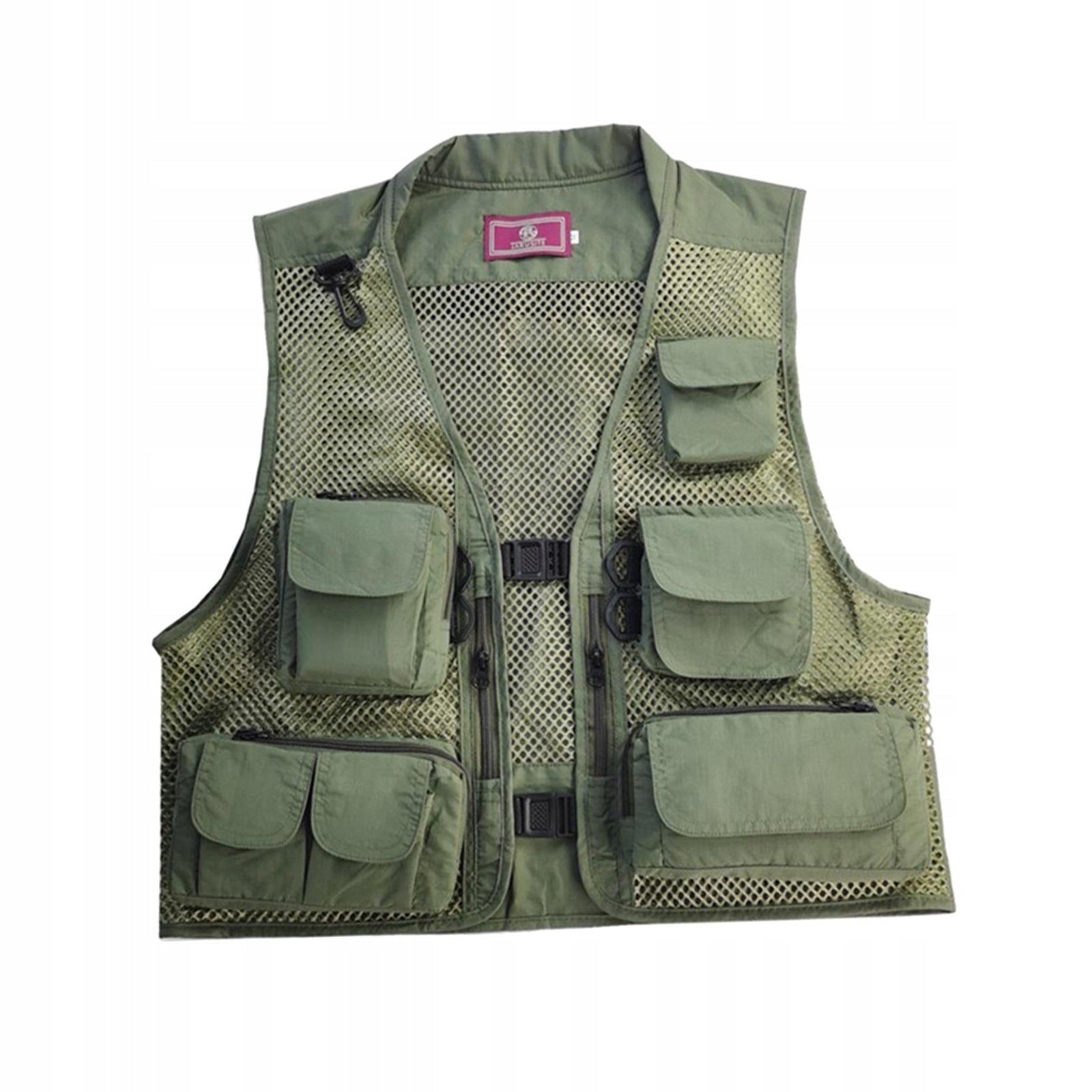 Men Fishing Vest Breathable Outerwear Outdoor