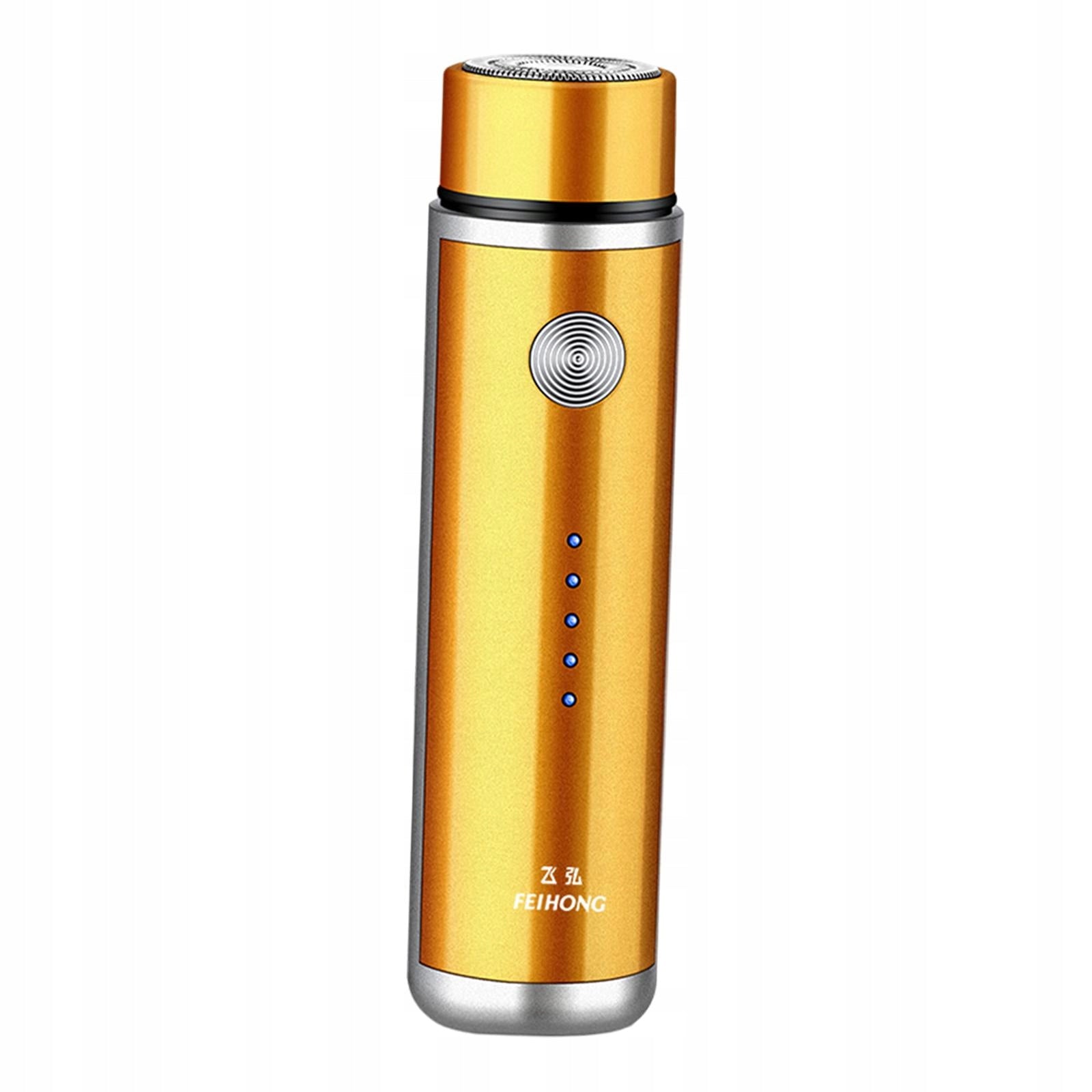 Men Mini Electric Shavers Electric Razors Rechargeable USB Charging Gold Brand no brand