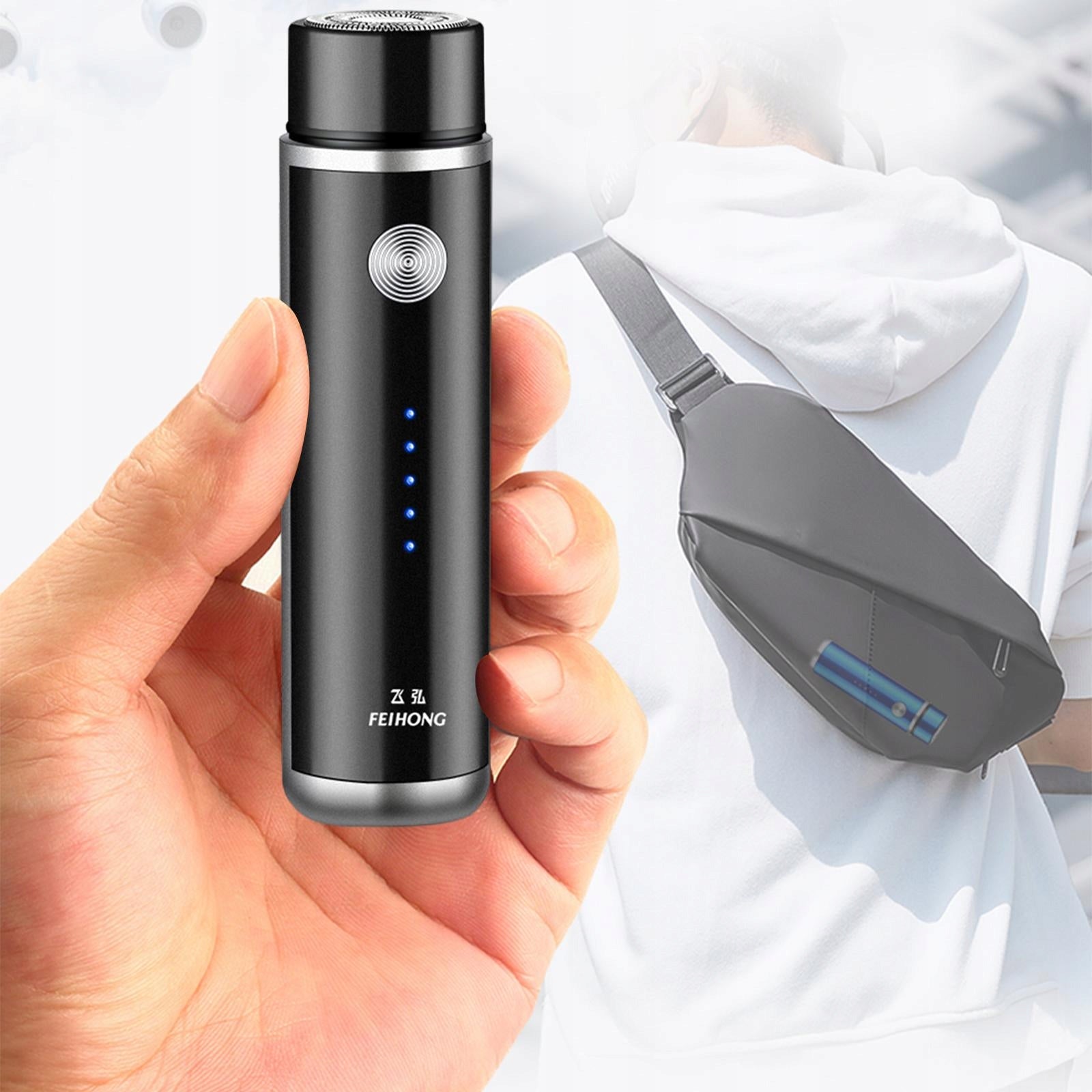Men Mini Electric Shavers,Electric Razors with Quick Charging Black Model Rechargeable Electric Shaving Razors