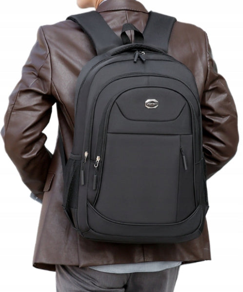 Men's Backpack Women's Work School Laptop Waterproof Black Manufacturer code Plecak Męski Damski Szkolny do Pracy