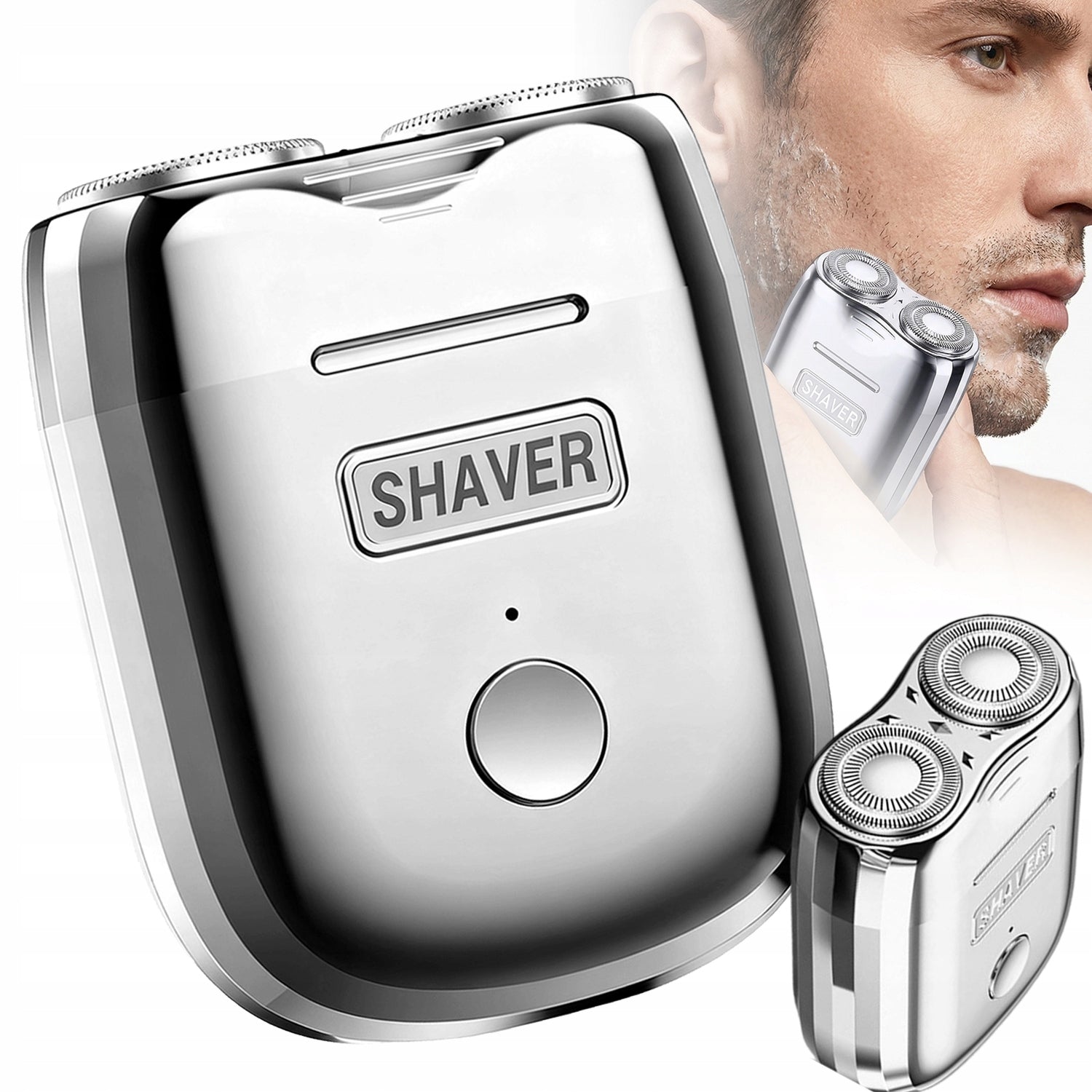 Men's Electric Shavers 9000RPM Double Heads Quick Shaving
