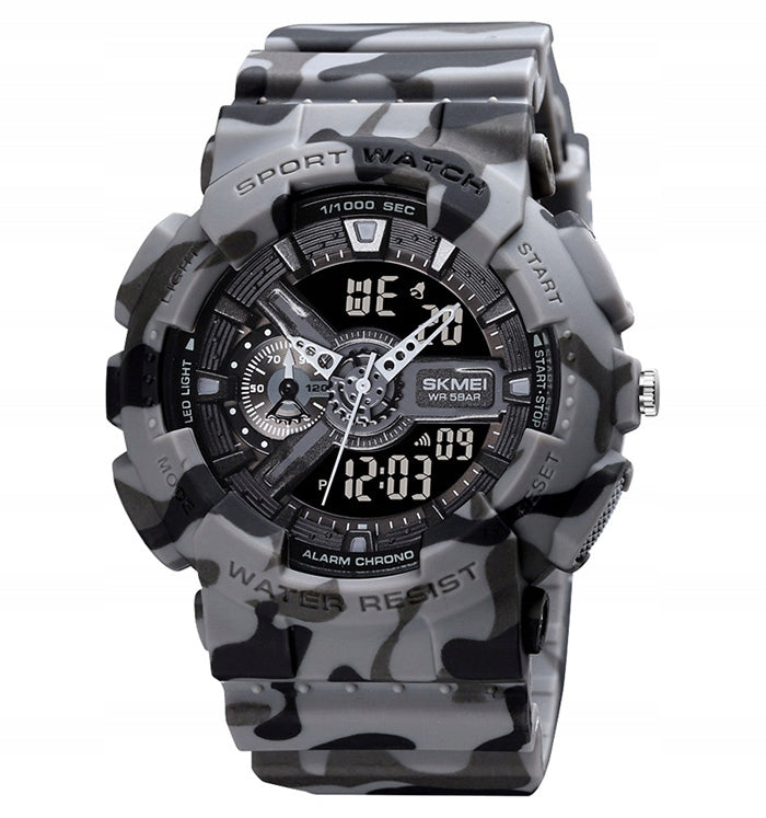 Men's Electronic Military Watch Multiple Functions Model Zegarek męski elektroniczny SK1688GL