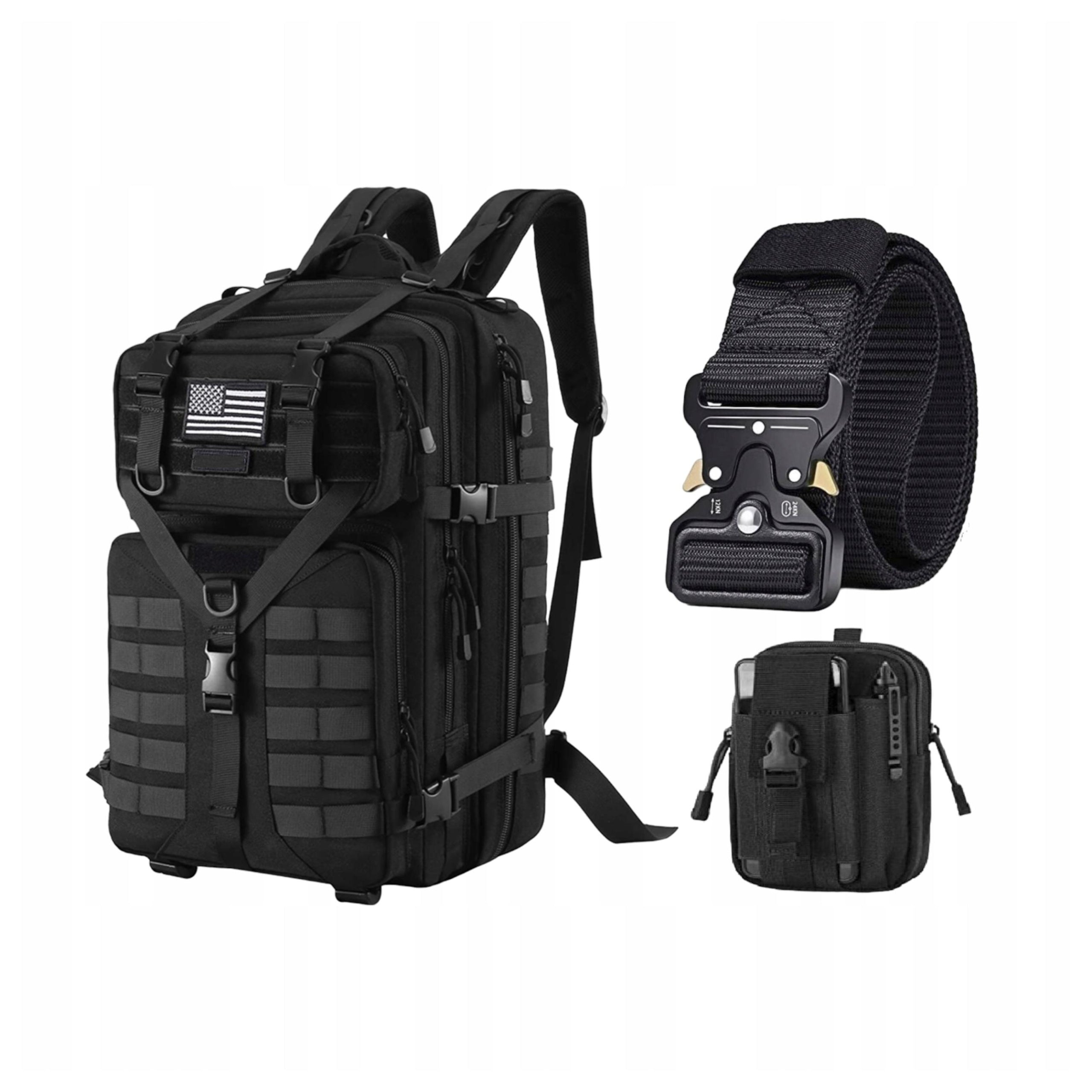 Men's Hiking Military Tactical Backpack plus Strap and SACHET 35L P-3