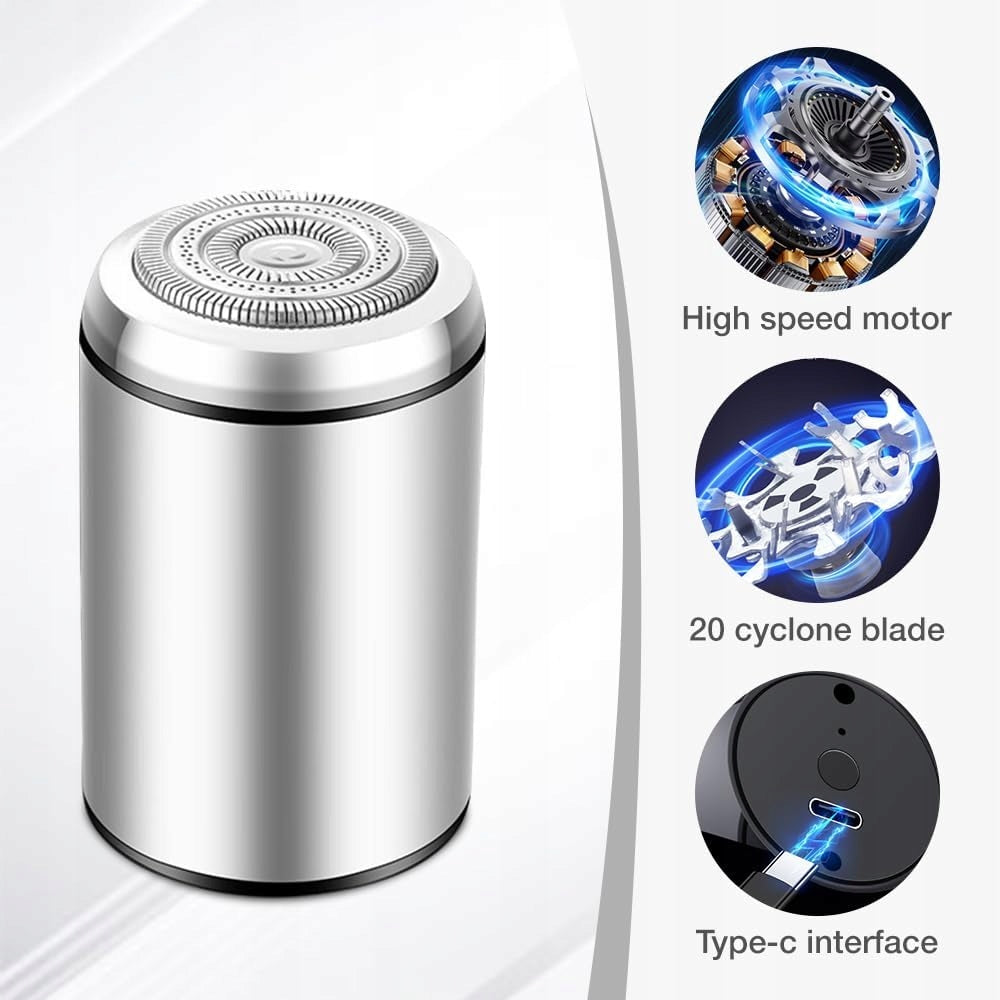 Men's Mini Electric Shaver Waterproof Type head