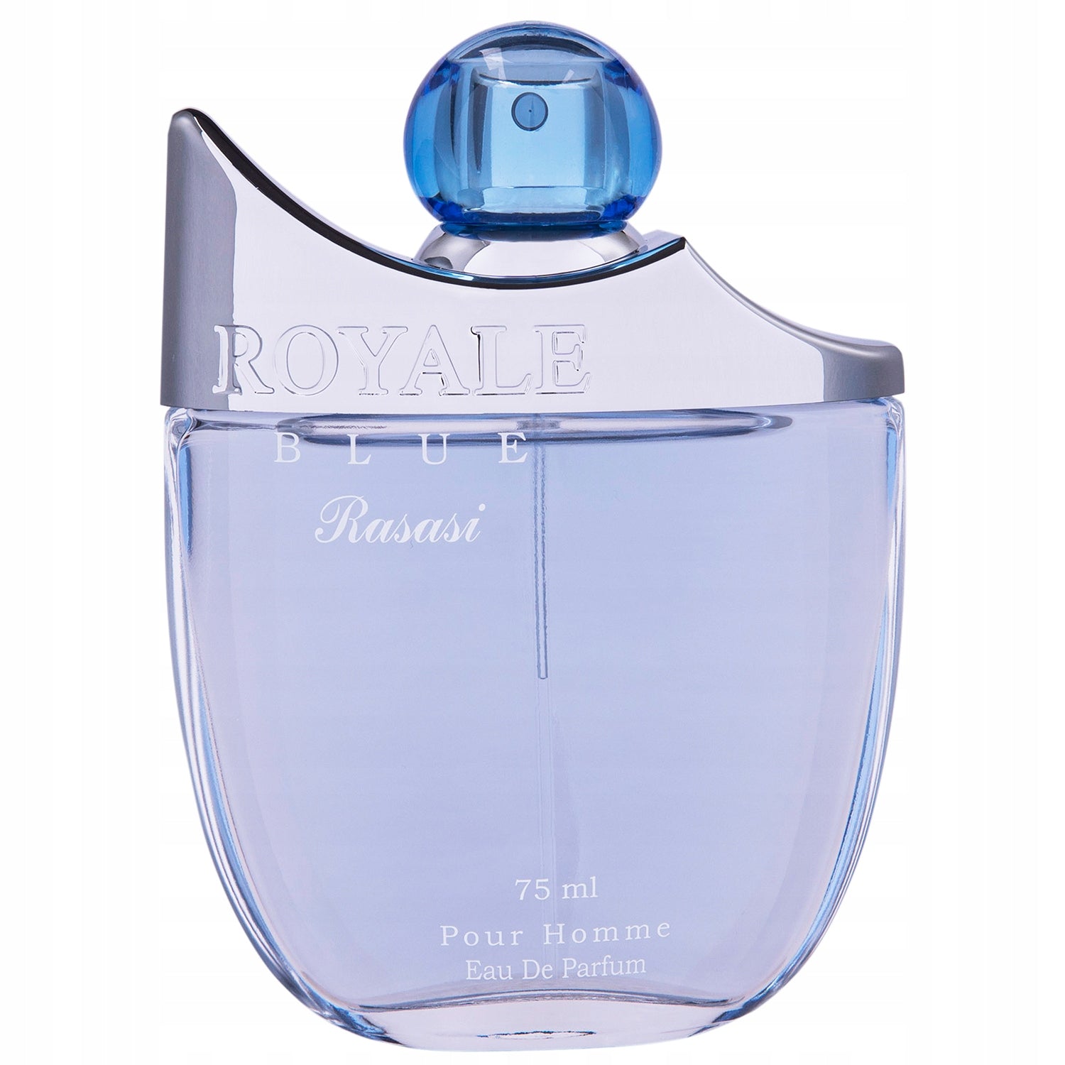 Men's PERFUME ARABIC fresh Rasasi Royale Blue Perfumed Water 75 ml Packaging status original