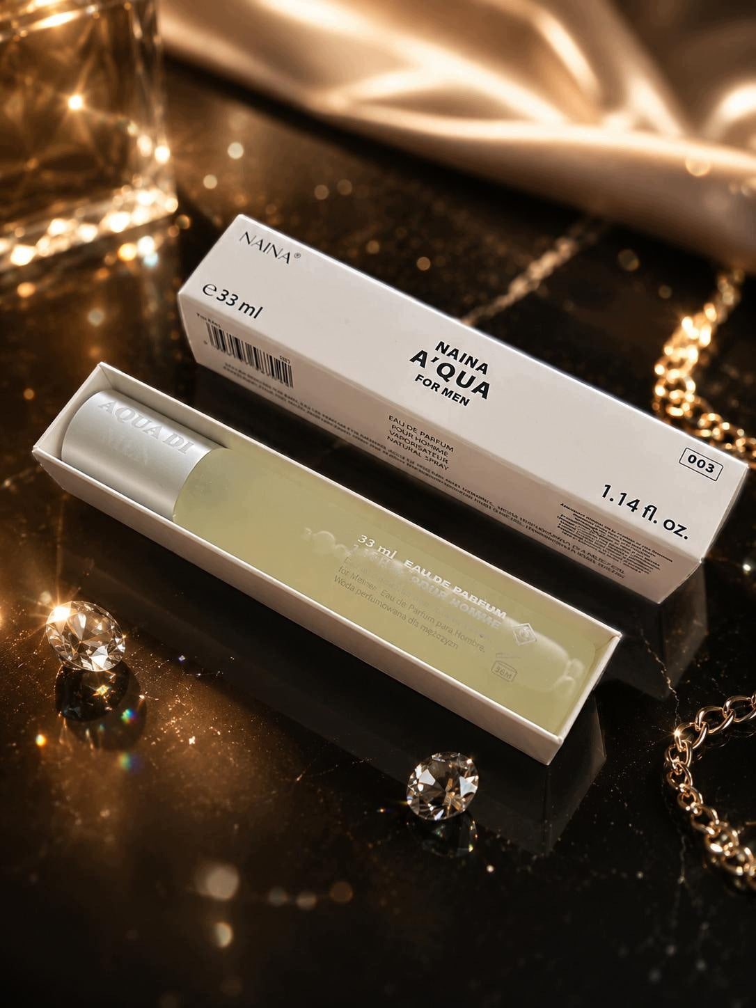 Men's Perfume 003 Aqua For Man 33ml Packaging status original
