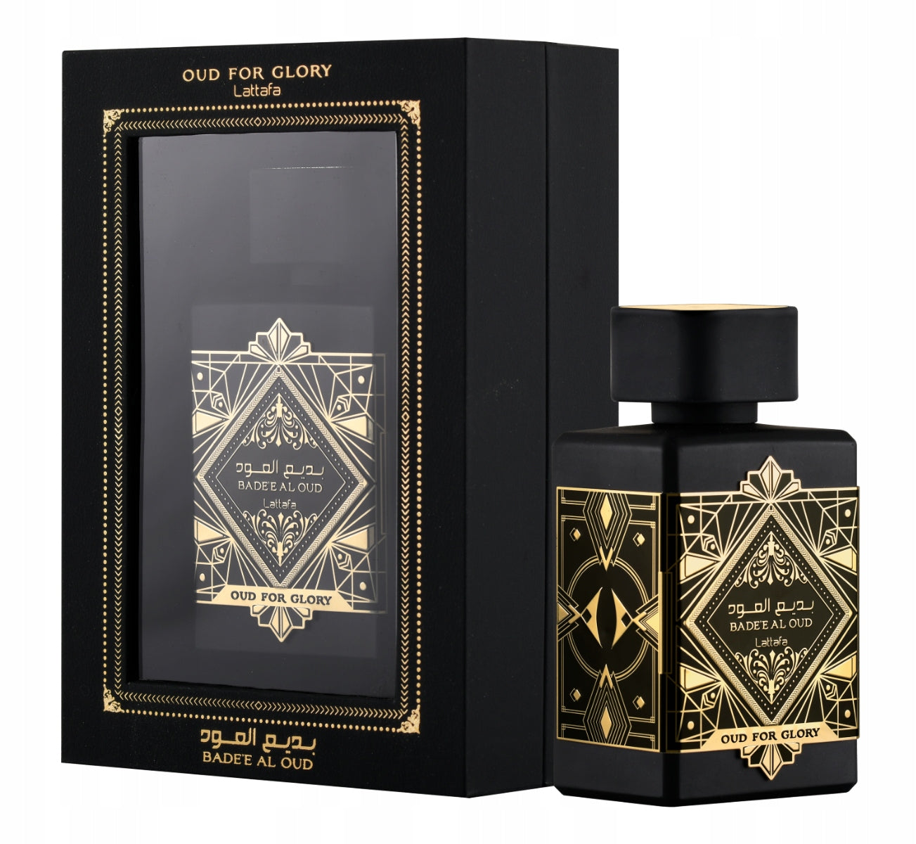 Men's Perfume Arabic Lattafa Bade'e Al Oud ORIGINAL Hologram + Samples Packaging status original