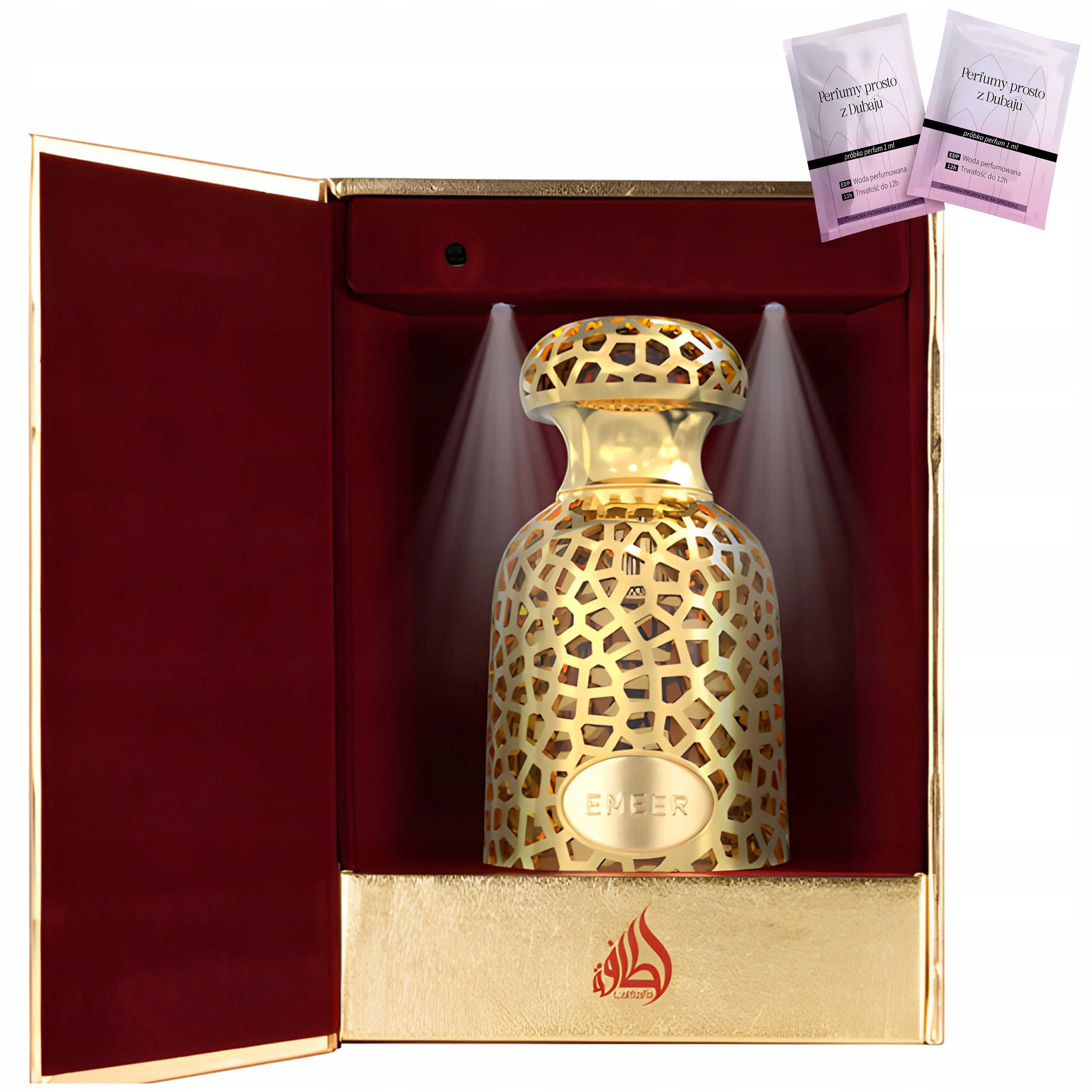 Men's Perfume Arabic Lattafa Emeer 100ml ORIGINAL + Samples Certificate Packaging status original