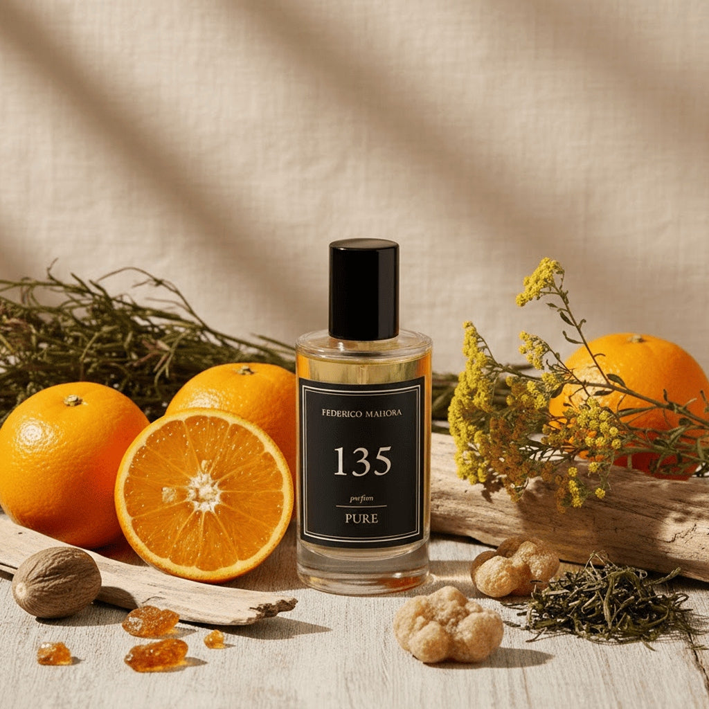 Men's Perfume FM 135 Pure 20% 50ml Fougere Orange Ambra Santolina Packaging status original