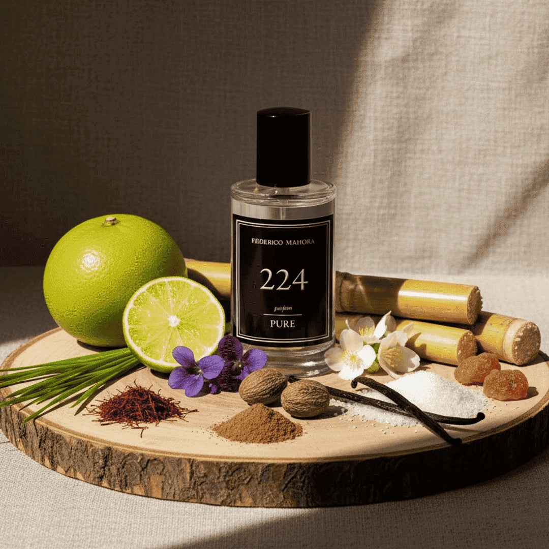 Men's Perfume FM 224 Pure 20% 50ml Chypre Strawberry Cherry Pineapple Violets Packaging status original