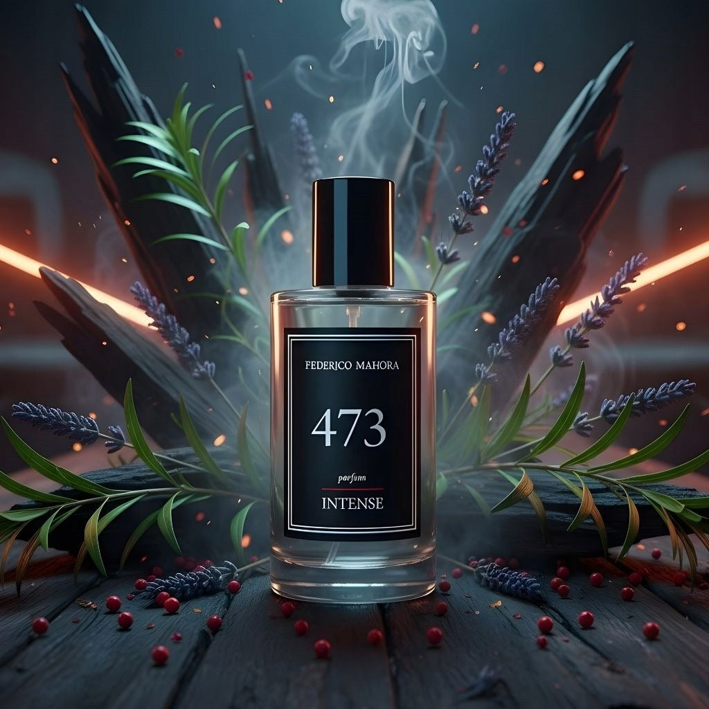 Men's Perfume FM 473 Intense 20% 50ml Fougere Bergamot Lavender Patchouli Packaging status original