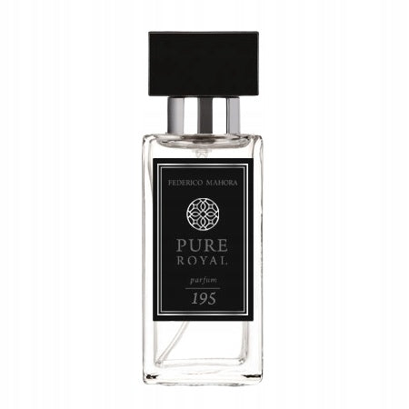 Men's Perfume PURE ROYAL 195 50ml Wooden Coriander Basil Cardamom