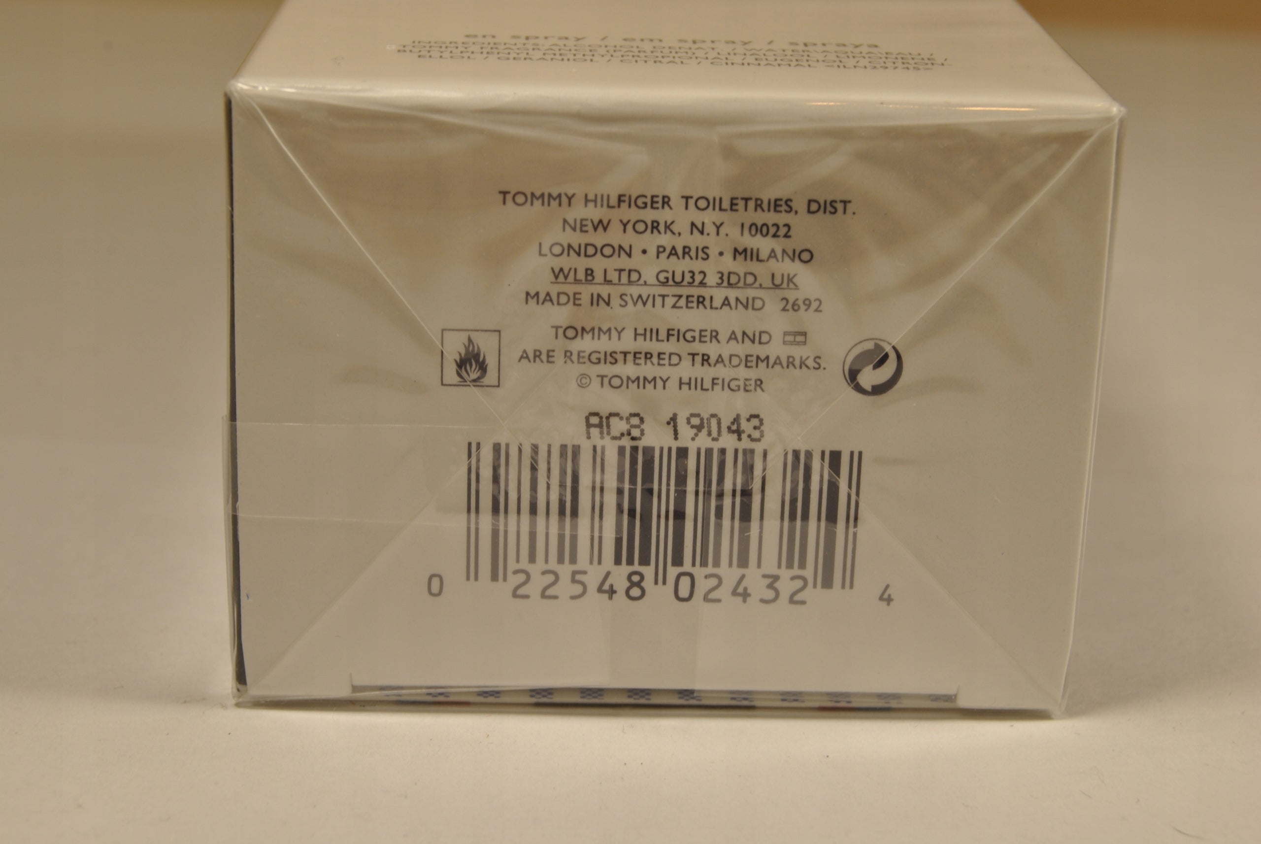 Men's Perfume Tommy Hilfiger Tommy 100ml Foil Brand Tommy Hilfiger