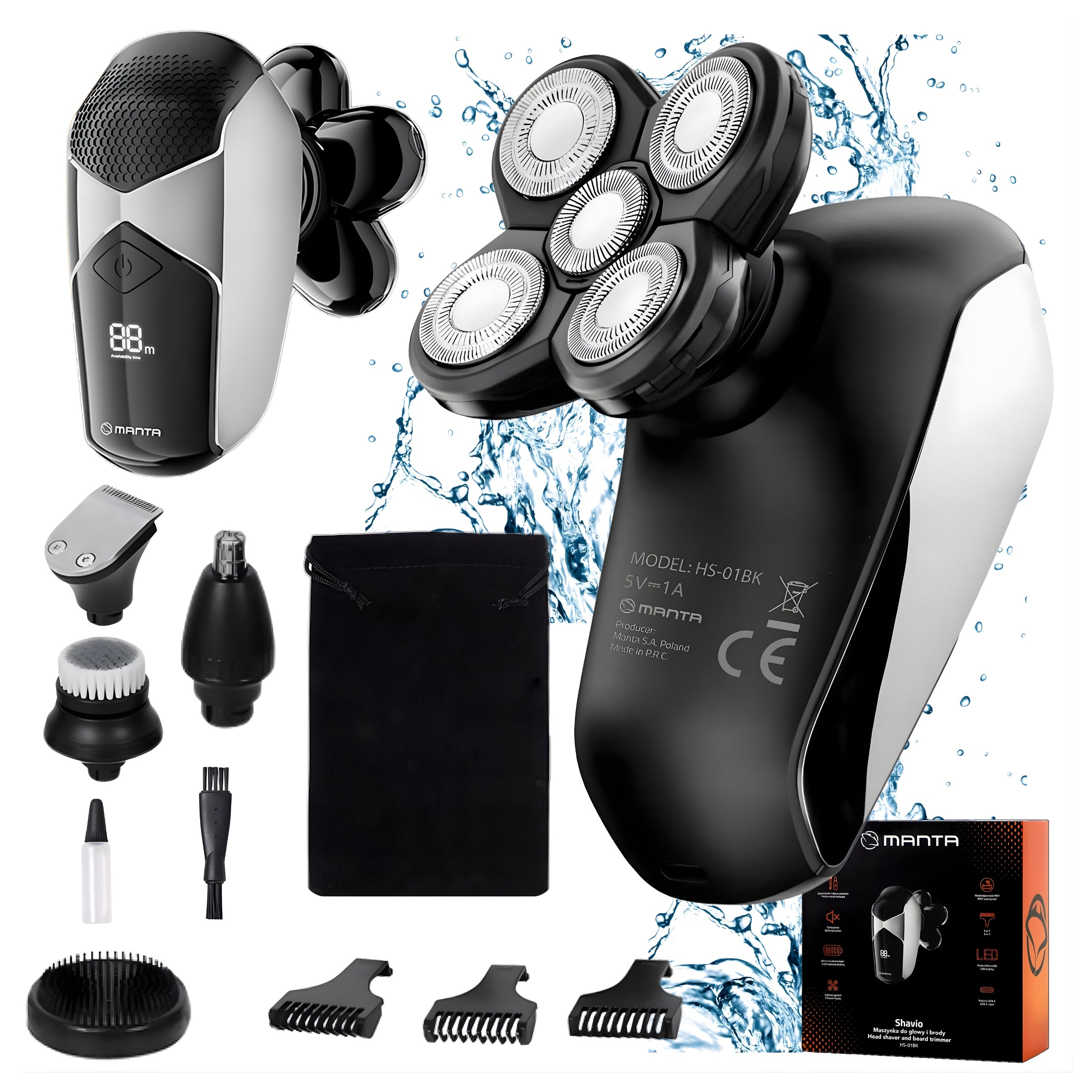 Men's SHAVER Hair Shaving Machine NOSE TRIMMER BEARD HEAD EARS