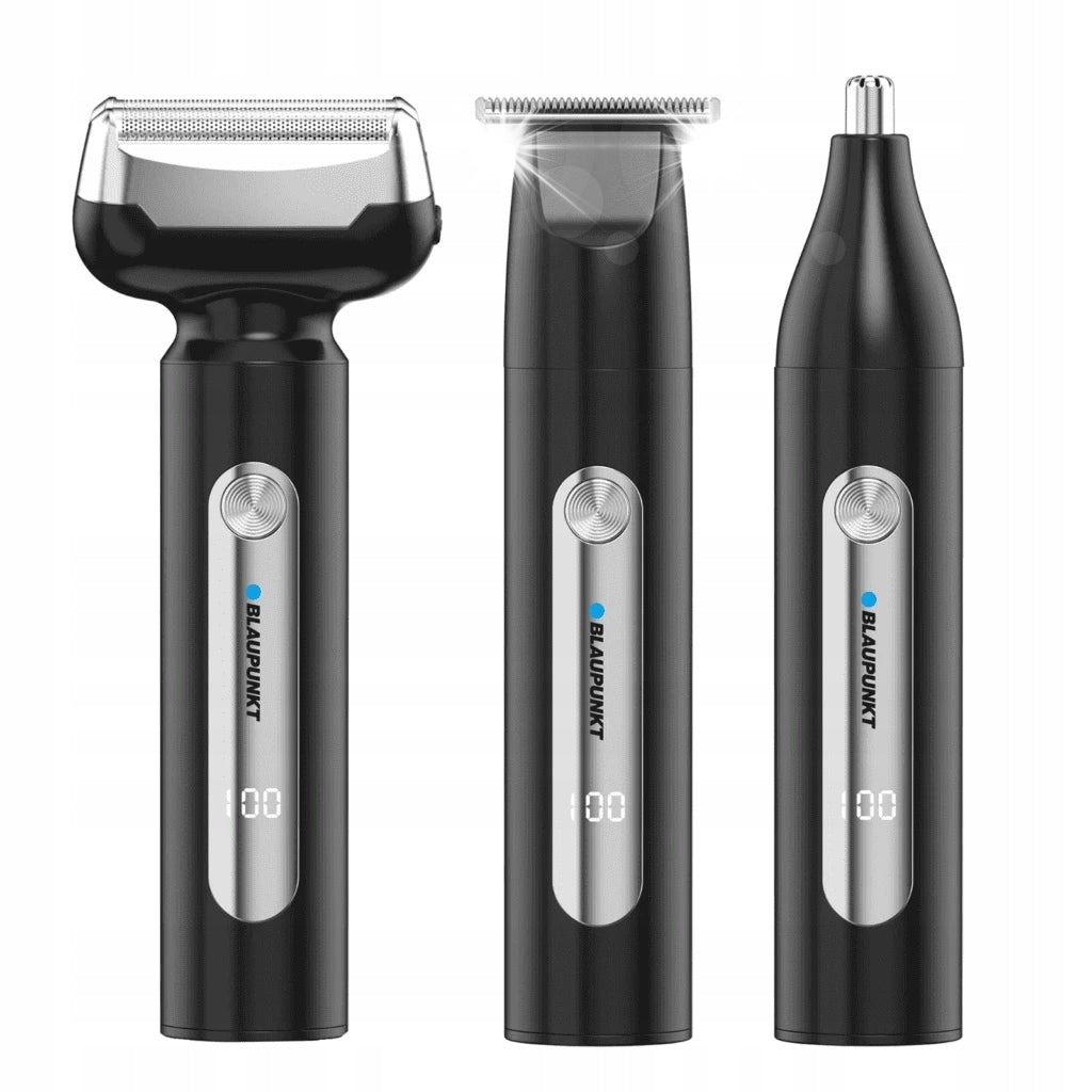 Men's Shaver 3in1 Replacement Heads Hair Trimmer Beard Nose Blaupunkt