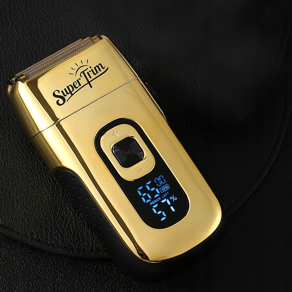Men's Shaver - Gold Edition Razor - 2 Heads Brand no brand