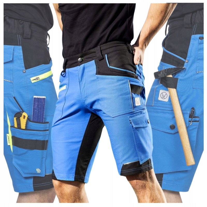 Men's Short Work Pants Protective Shorts Elastic Premium