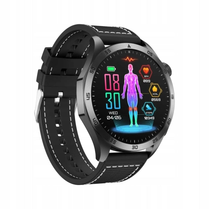 Men's Smartwatch Filcomp ET485 ECG Amoled Glucose Pressure Black Brand no brand