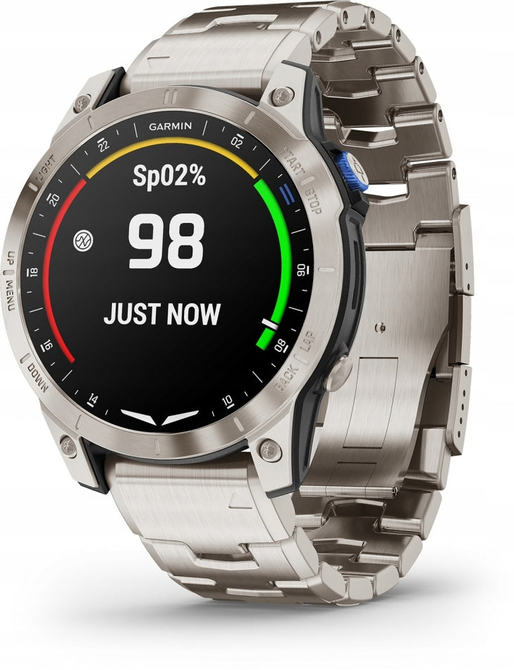 Men's Smartwatch GARMIN 010-02582-51 Steel Sports Aviation Packaging status original