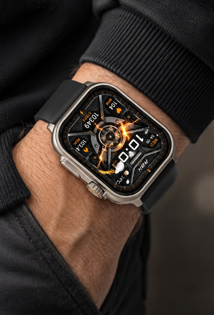 Men's Smartwatch IPS TALK INDUCTION MENU PL 2 STRAPS Sports RBN Packaging status original