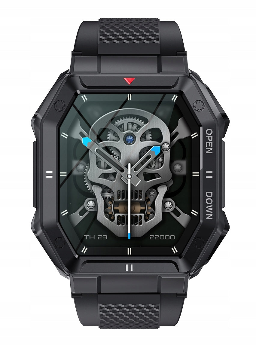 Men's Smartwatch Sports Message Features GlacierX Trail Black EAN (GTIN) 5905778546321