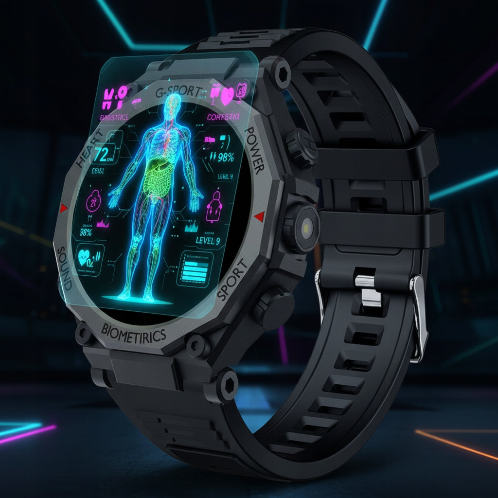 Men's Smartwatch Talk Bluetooth Steps Pulse Sports Large LED Screen PL Model other