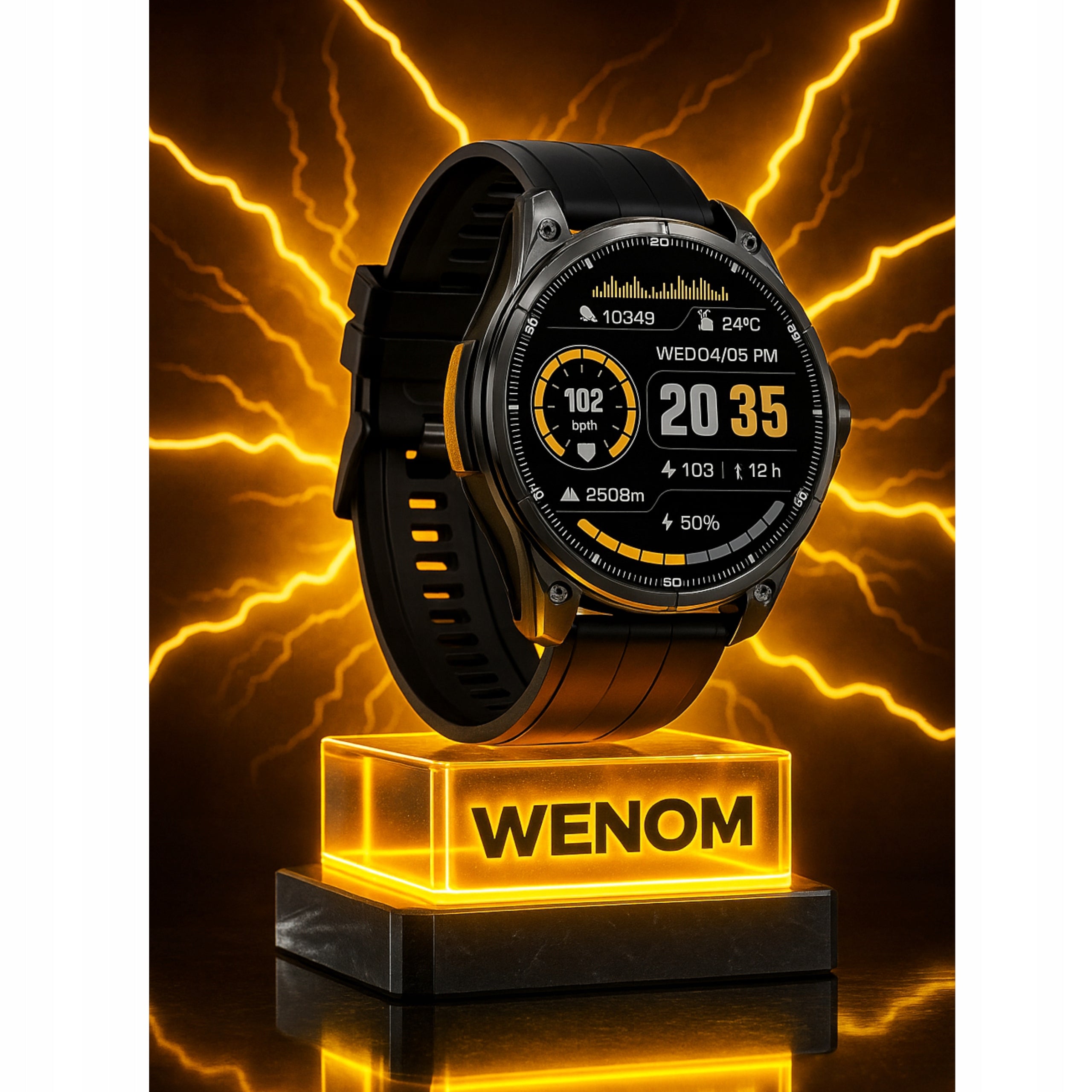 Men's Smartwatch Wenom Explorer Pro 2 GPS AMOLED Waterproof 5ATM Sports EAN (GTIN) 5906617960490