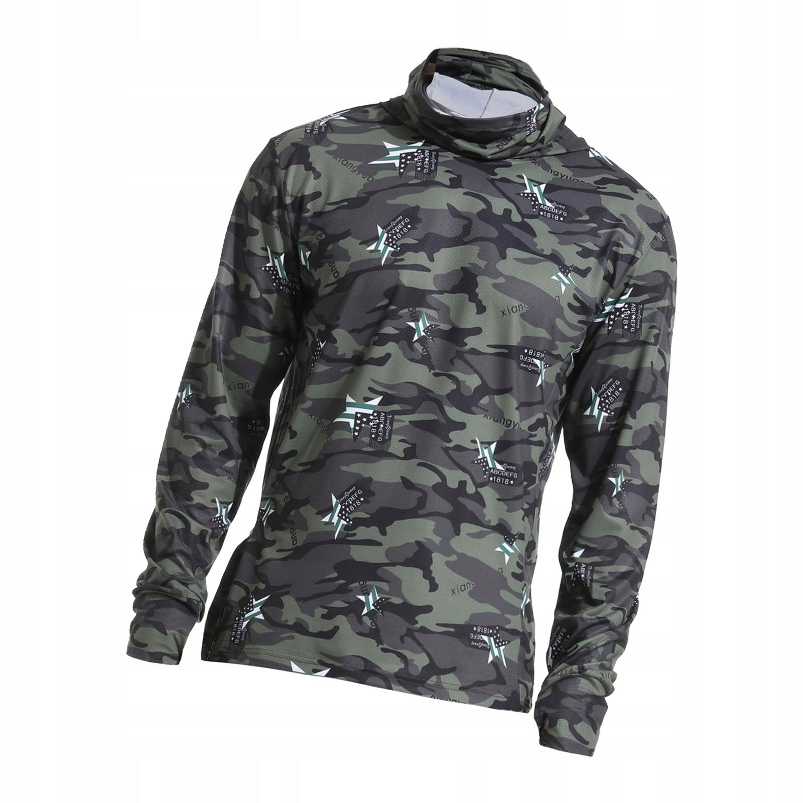 Men s Sun Protection Hoodie Shirt Fishing Shirt Sun Shirts Hooded XL Green Color green