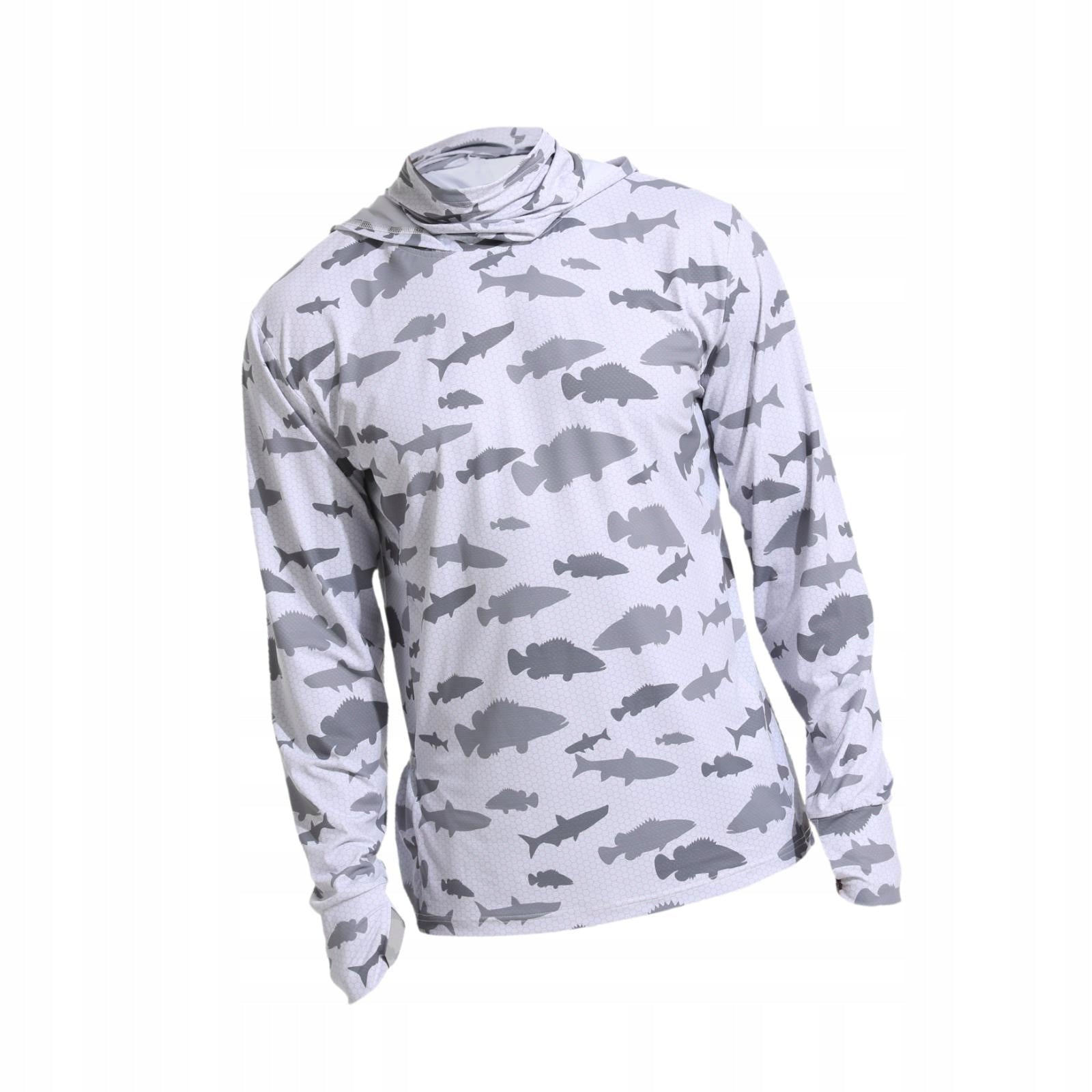 Men s Sun Protection Hoodie Shirt Lightweight Sunproof Breathable Thin XXL Color multicolor