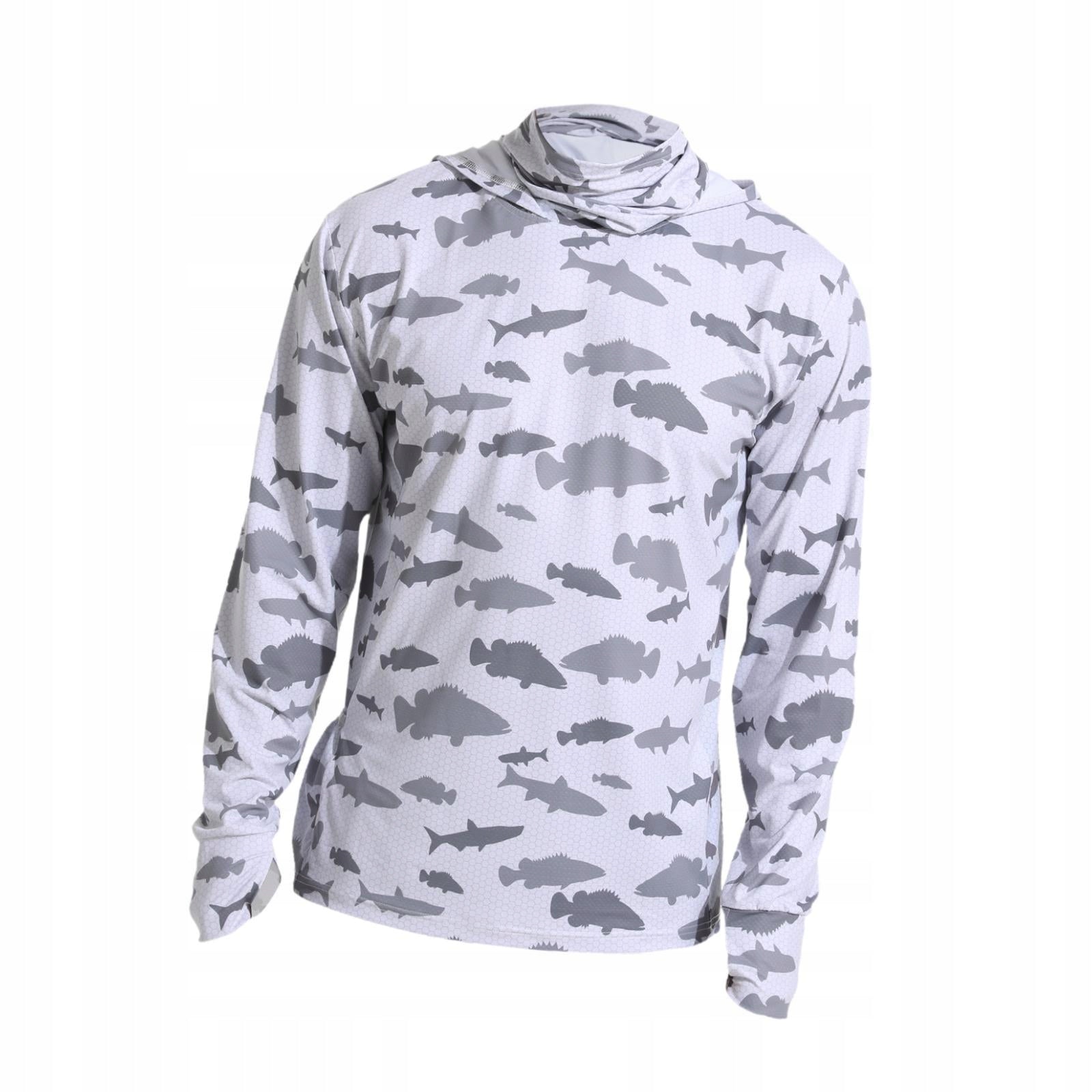 Men s Sun Protection Hoodie Shirt Lightweight Sunproof Breathable Thin XXL Size XXL