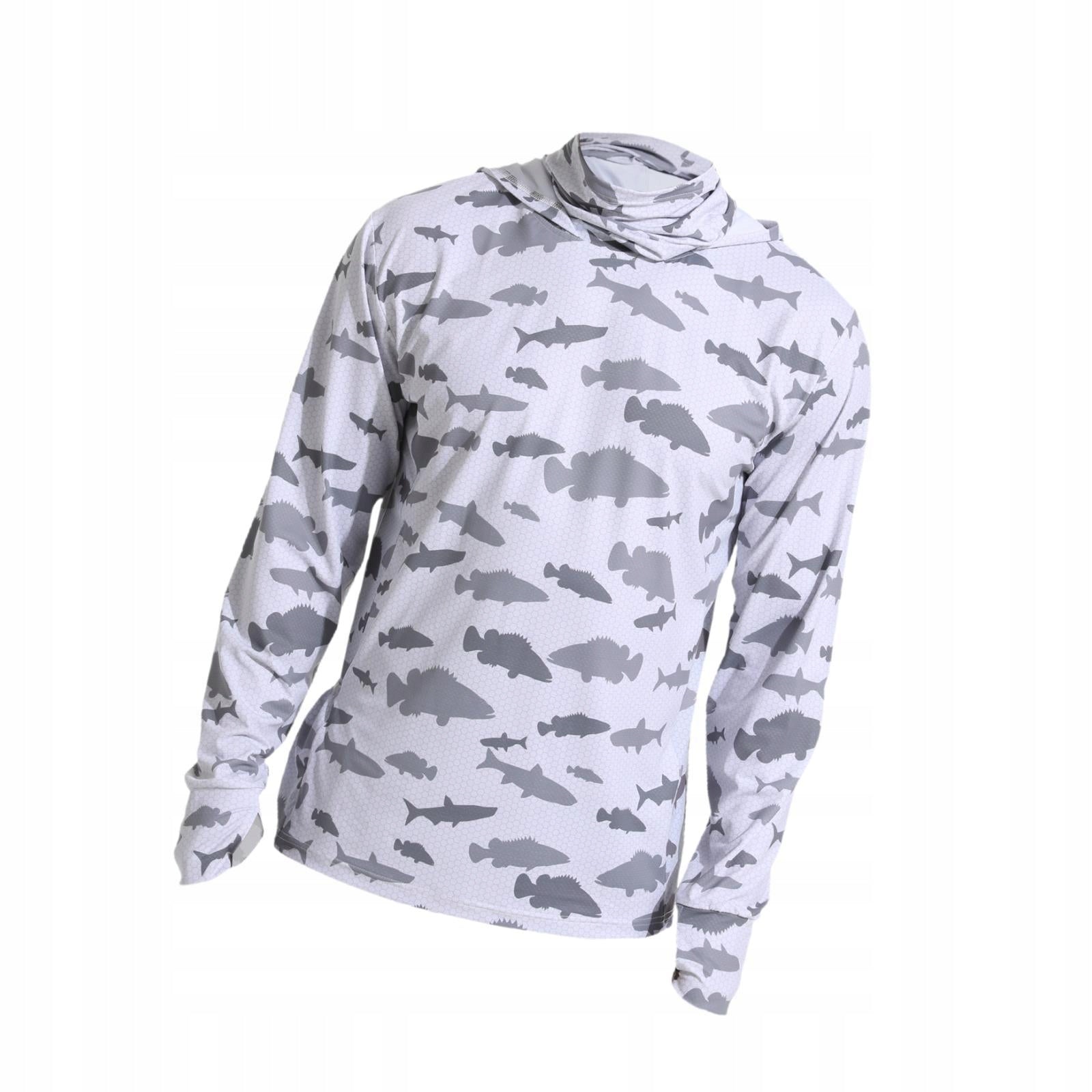 Men s Sun Protection Hoodie Shirt Lightweight Sunproof Breathable Thin XXL