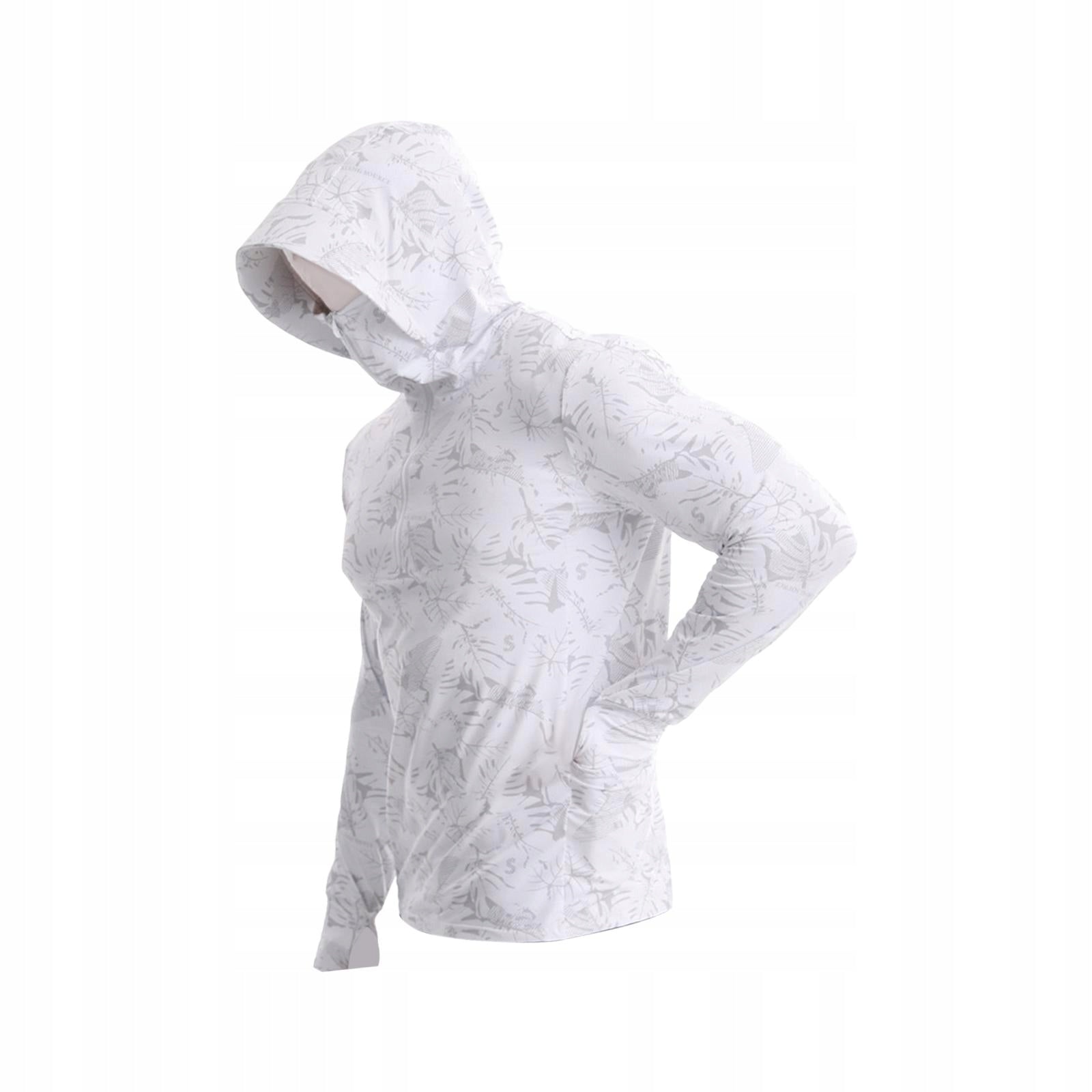Men's Sun Protection Hoodie Shirt - Thin, Lightweight Sun Protective Clothing for Men Size M