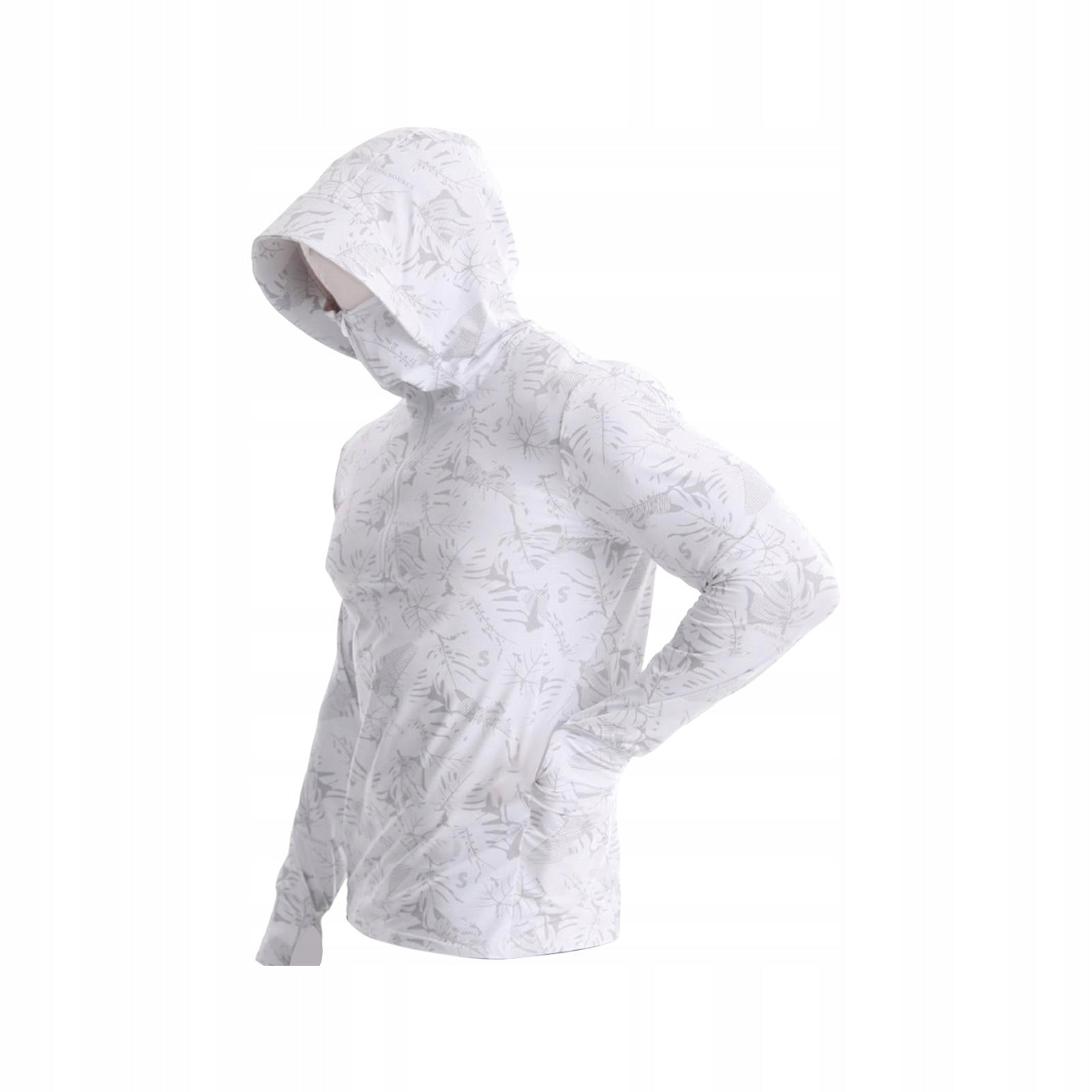 Men's Sun Protection Hoodie Shirt - Thin, Lightweight Sun Protective Clothing for Men