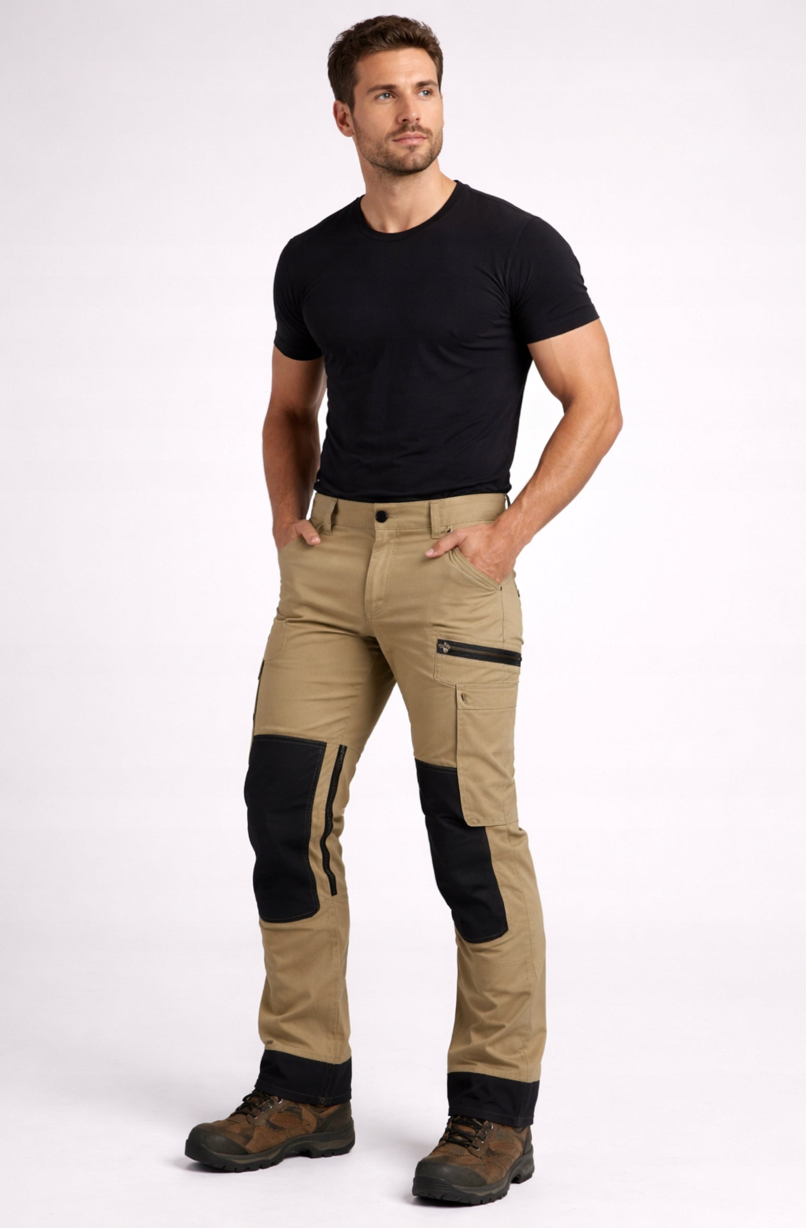 Men's Tactical Protective Work Pants Durable Elastic 48 Packaging status original