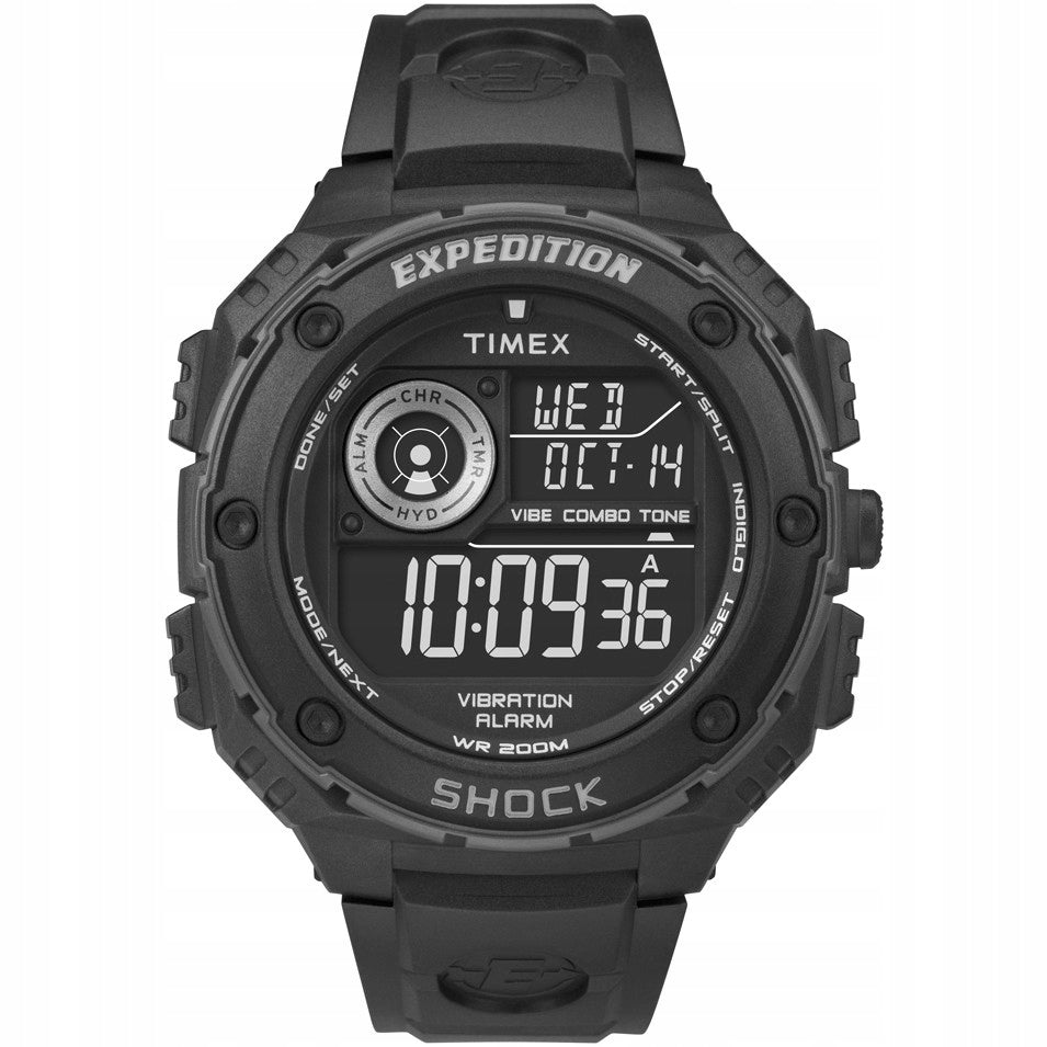 Men's Watch Timex T49983 Rugged Digital Expedition Vibe Shock 20ATM