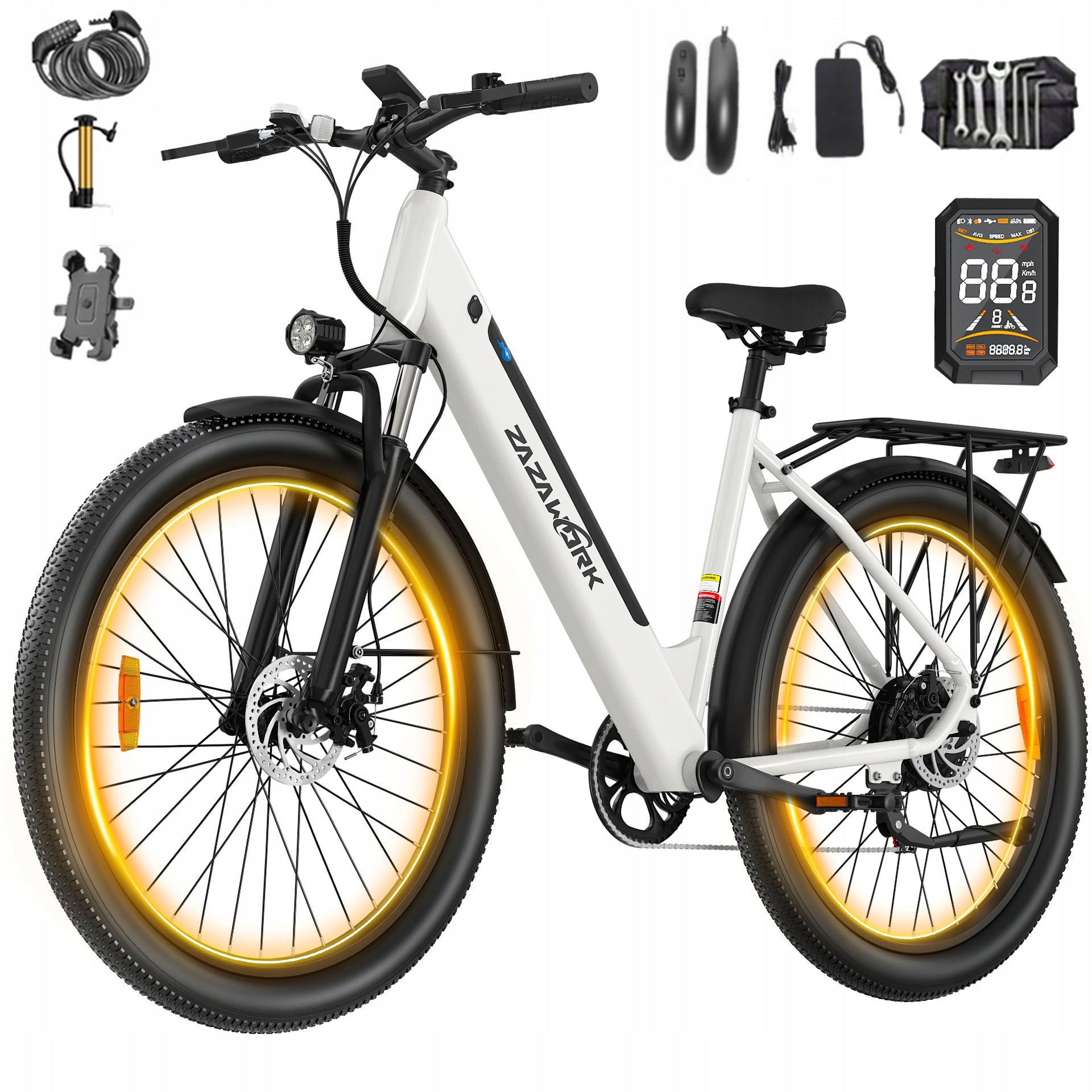 Men's/Women's Adult Electric Bike 250W 20AH 120KM 29" Urban