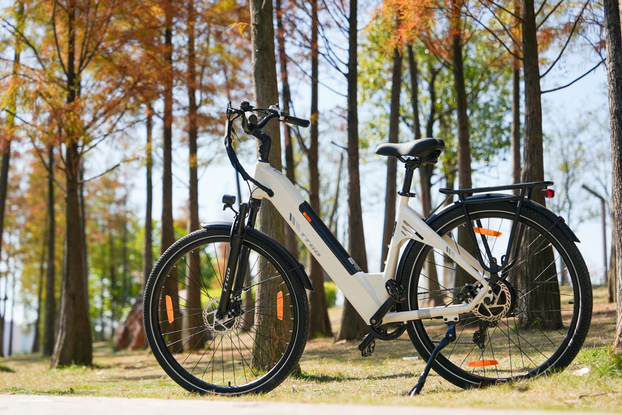 Men's/Women's City E-Bikes TTGO C3 SE 250W 18Ah 25KM/H 120KM Shimano-7S 28" Packaging status original