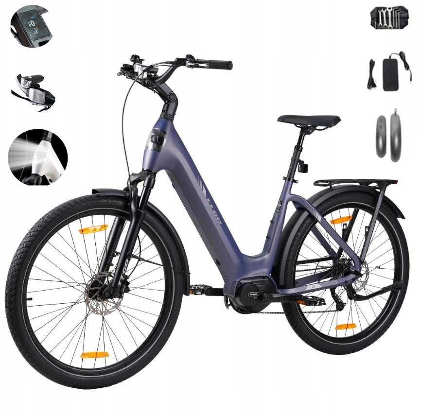 Men's/Women's E-Bike BAFANG TTGO Z5 250W 36V 18AH 130HP 27.5" Foldability assembled, ready to ride