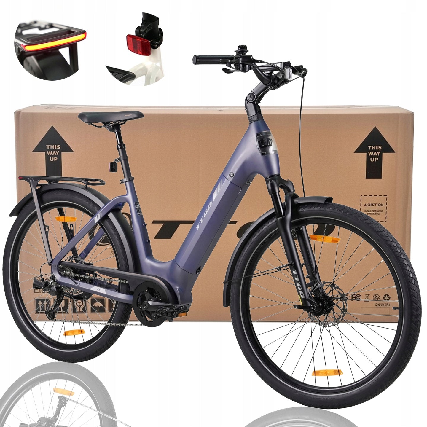 Men's/Women's E-Bike BAFANG TTGO Z5 250W 36V 18AH 130HP 27.5"
