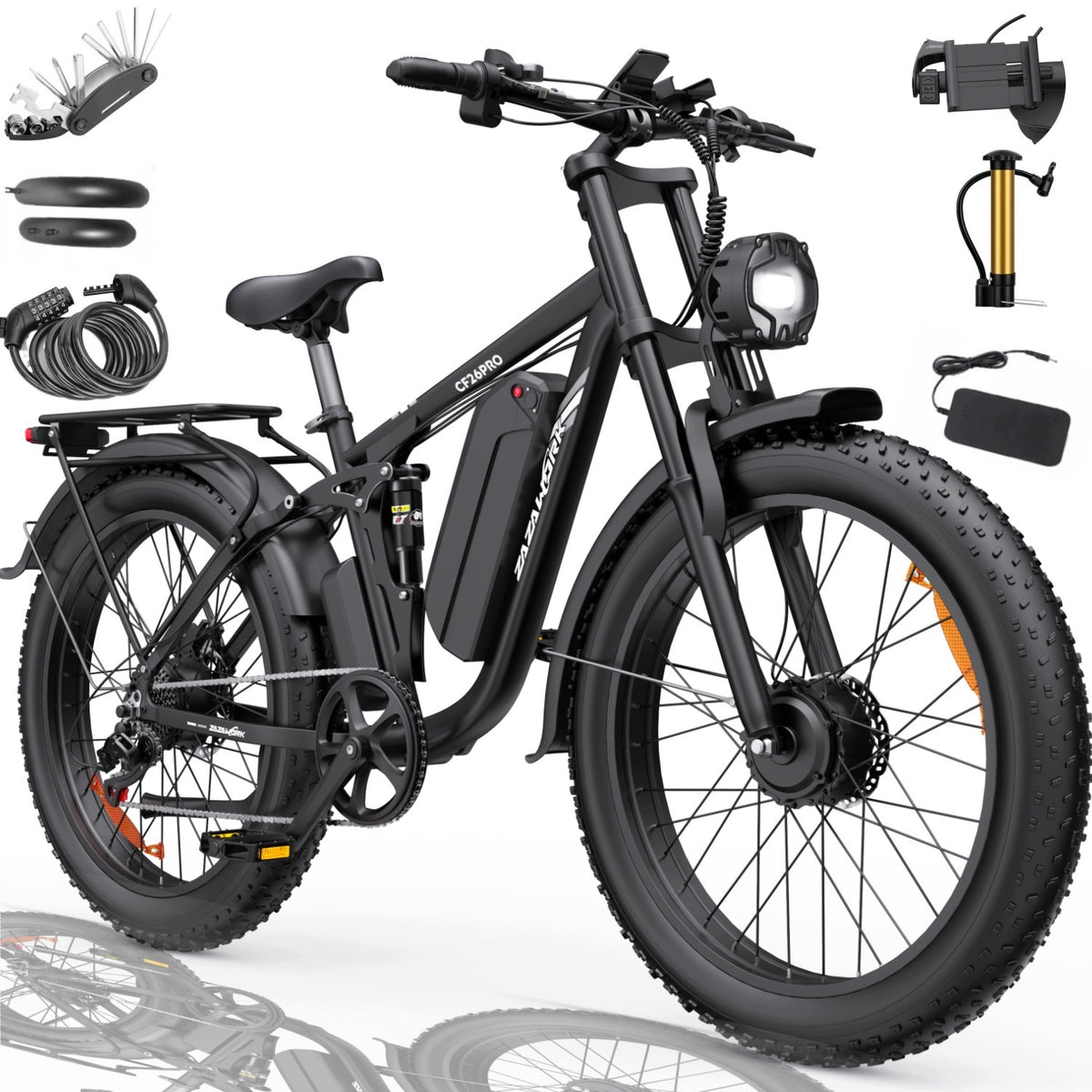 Men's/Women's Off-road Electric Vehicle 2000W 48V 23AH 53KM/H 120HP +helmet